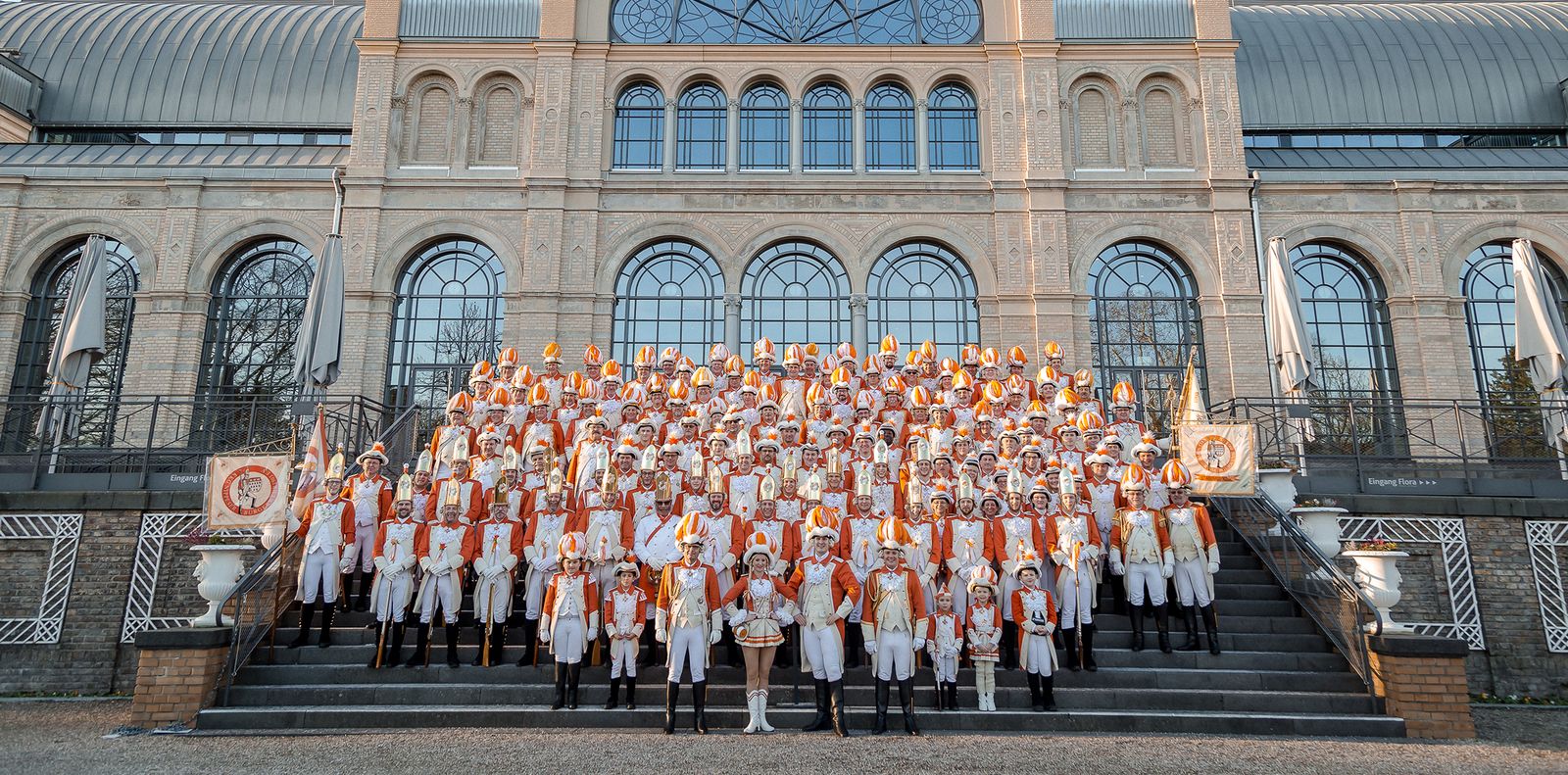 Das Korps der KKG Nippeser Bürgerwehr 1903 e.V. im Einsatz